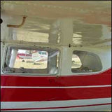 Cessna 120, 140, 150 (Left or Right) Rear Window, 20 - 343 - 18C, 0412145 - 18C