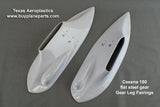 Cessna 150 Landing Gear Fairings (FLAT STEEL GEAR ONLY) (1959 - 1970) 26 - 05 - 80A - Texas Aeroplastics