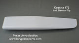 Cessna 172 Elevator Tip (Left) for (1963 - 1986) (Includes 172R & 172S models) 28 - 09L - 80A, 0532001 - 94 - Texas Aeroplastics