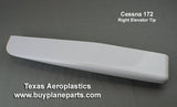 CESSNA 172, ELEVATOR TIP (Right) for (1963 - 1986)(Includes 172R and 172S models) 28 - 09R - 80A, 0532001 - 100 - Texas Aeroplastics