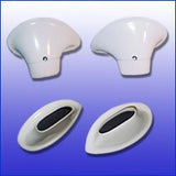 Cessna 172 Lift Strut Fairings 28 - 07 - 80A, 0522150 - 1, 0522150 - 2, 0523047 - 1, 0523047 - 2 - Texas Aeroplastics