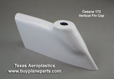 Cessna 172 Vertical Fin Cap (1960 - 1968) (With 2.25" Beacon Base) 28 - 0531009 - 1 - 80A, 0531009 - 1 - Texas Aeroplastics