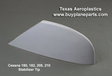 Cessna 180, 182, 205, 210 Stabilizer Tips, 31 - 11 - 80A, 0732613 - 1 - Texas Aeroplastics