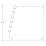 Cessna 182 Interior - Seat Back Trim Assembly LH & RH - 182P, Q, R182, TR182 - 0714023 - 1, 0714023 - 2 - 21B
