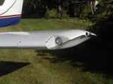 Piper "Deep Extended" Wing Tip Set With Landing Lights (Straight, Hershey Bar wing only) FAA - PMA - STC - 18D