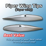 PIPER WING TIPS, PA - 28 (Taper Wing) (Nav Light Pad Size 6" or 4"), 35115 - 01, 35115 - 00, 60 - 33 - 80A - Texas Aeroplastics