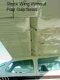 "SPEED" Cessna 170B, 172, 175,180,182,185, Flap Gap Seal Kit; 20 - CFGS - 18D - 18D