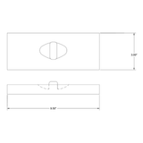 Cessna 172 Interior - Glove Box Door - 172M, 172N, 172P (1976 - 1981). 0513085 - 17 - 21B