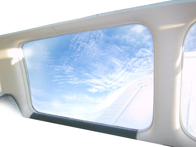 PA28 Left middle window trim. 01-028221-00. Plane Parts Company