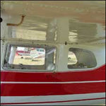 Cessna 120, 140, 150 (Left or Right) Rear Window 20-343-18C. LP Aero Plastics