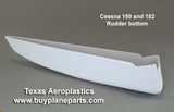 Cessna 150, 152 Rudder Butt (1966-86) 26-11-80A. Replaces OEM part: 0431005-1. Manufactured by Texas Aeroplastics. 