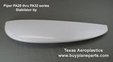 Piper Stabilator Tips (Right or Left) 60-23-80A. Replaces OEM part: 63584-10. Manufactured by Texas Aeroplastics.