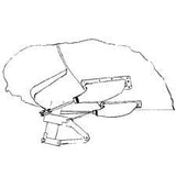 Cessna 172 Tube Steering Rod (Left ); MC0543022 - 1 - 19A - 19A