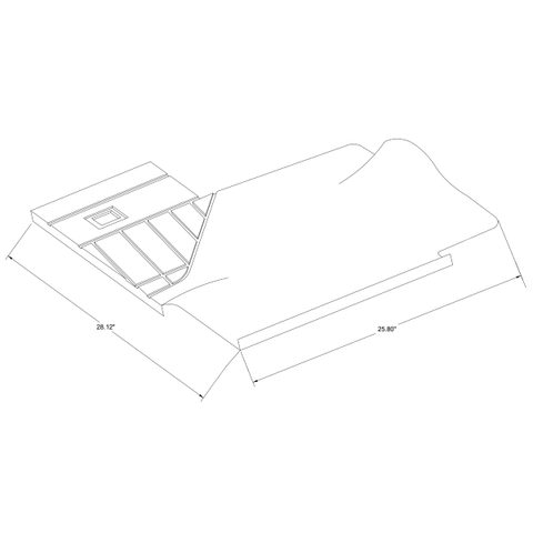 Cessna 206 Interior - Stationair LH Forward Panel - U206F, TU206F, U206G, TU206G (1972 - 1986), 1215043 - 1 - 21B