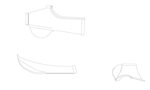 Cessna 210 Interior - Centurion Moulding Assembly - RH FWD - 210M, N/T210M, T210N (1977 - 1981), 1215109 - 20 - 21B