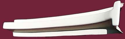 PA28 Left Middle Forward Window Trim (1973 and Earlier) 60 - 028206 - 20P - 20P