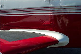 Piper Twin Comanche PA - 30 & PA - 39 Piper Wing Root, Fillet Fairing Set (60 - 30WR - 18D) - 18D